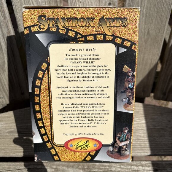 Emmett Kelly Letter Carrier Clown Music Box 49 Make Someone Happy Limited Ed - Picture 12 of 16